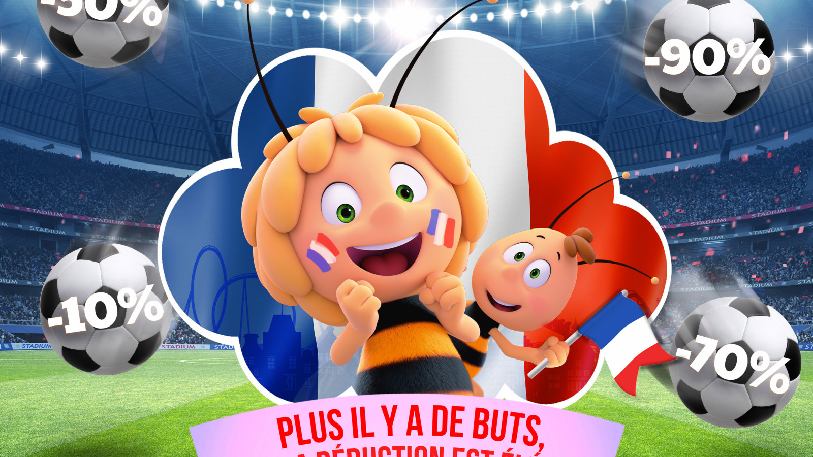 Megapromo de Plopsa : de nouveau des réductions par but marqué pendant la coupe du monde !