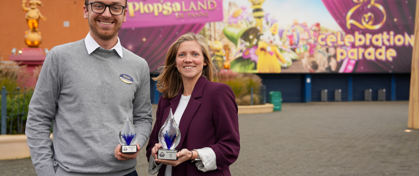 Plopsa wint Splash Award 2025 voor nieuwe website