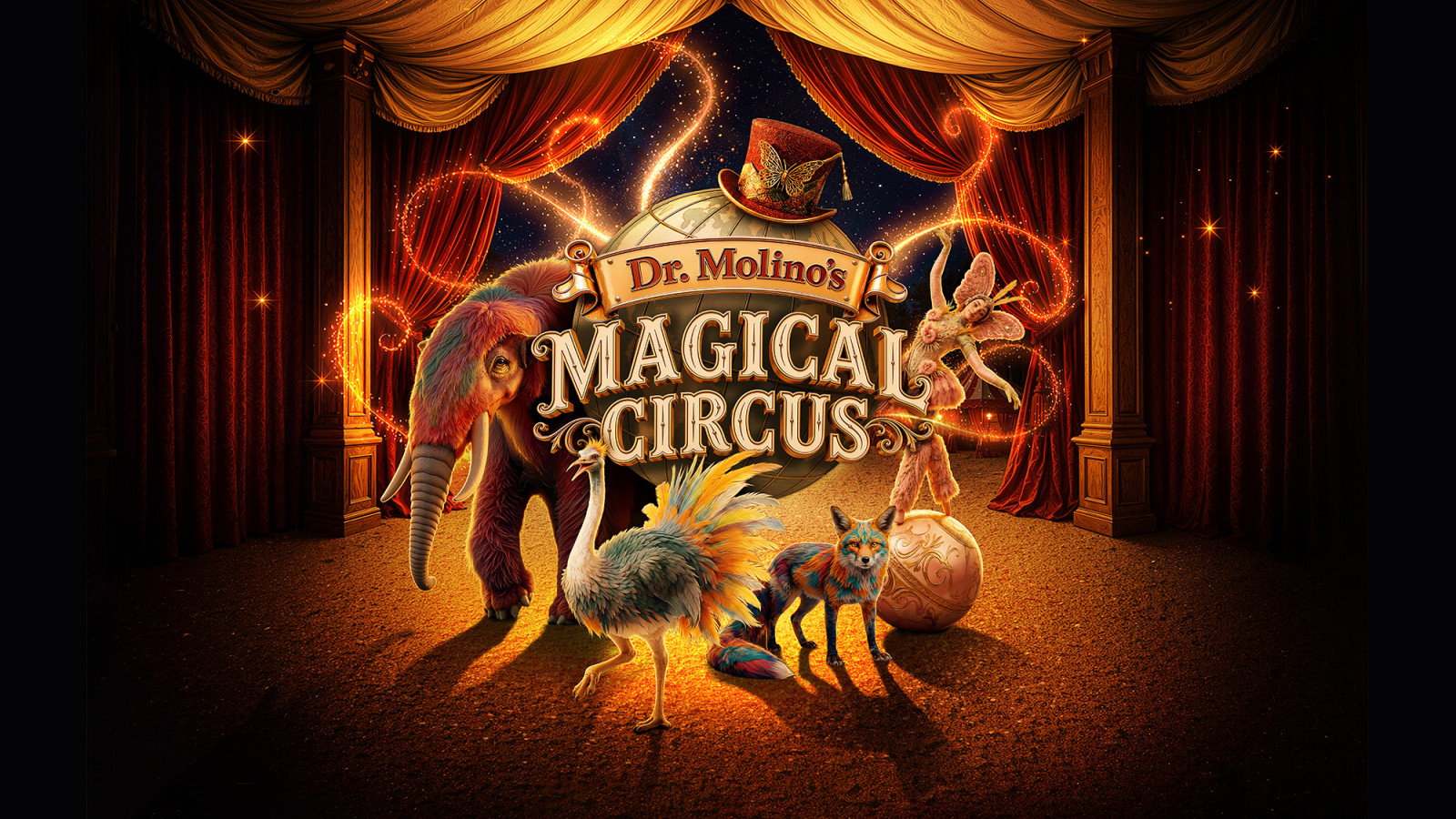 Studio 100 präsentiert seine brandneue Familienshow Dr. Molino’s Magical Circus