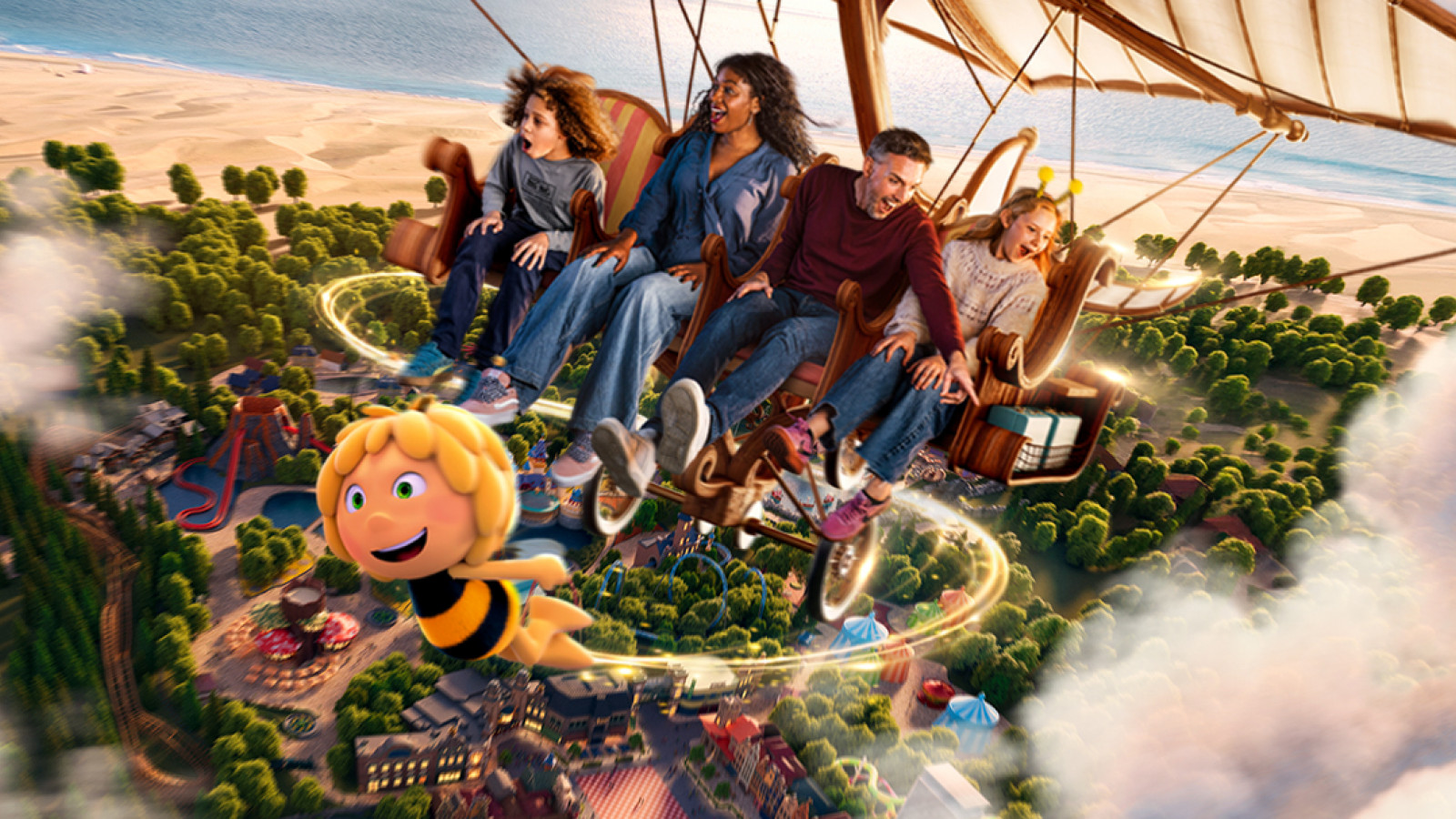 Flying Cinema to open on 13 March 2027 as the flagship attraction of the largest investment ever made at Plopsaland Belgium