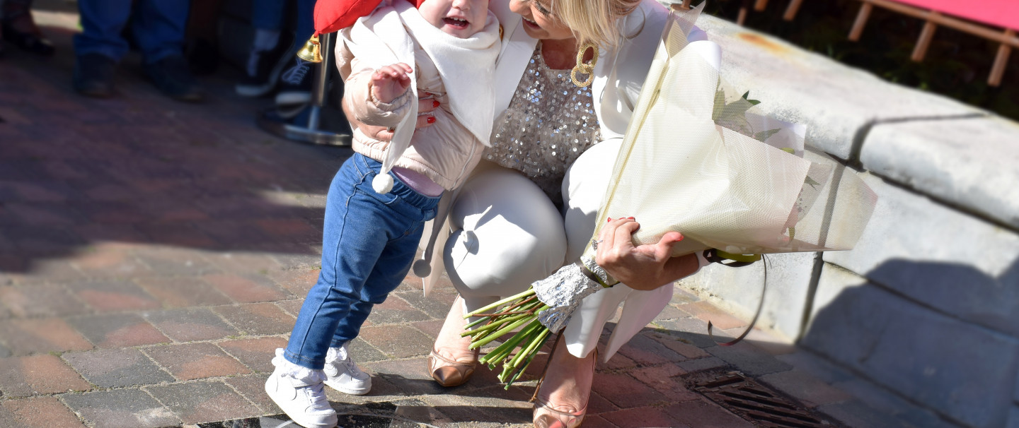 Lindsay onthult eigen ster op Walk of Fame in Plopsaland De Panne