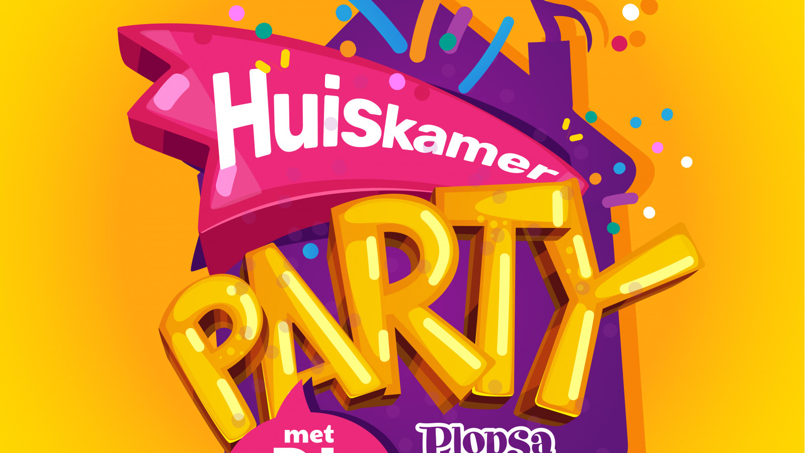 Plopsa organiseert huiskamerparty met live dj-set