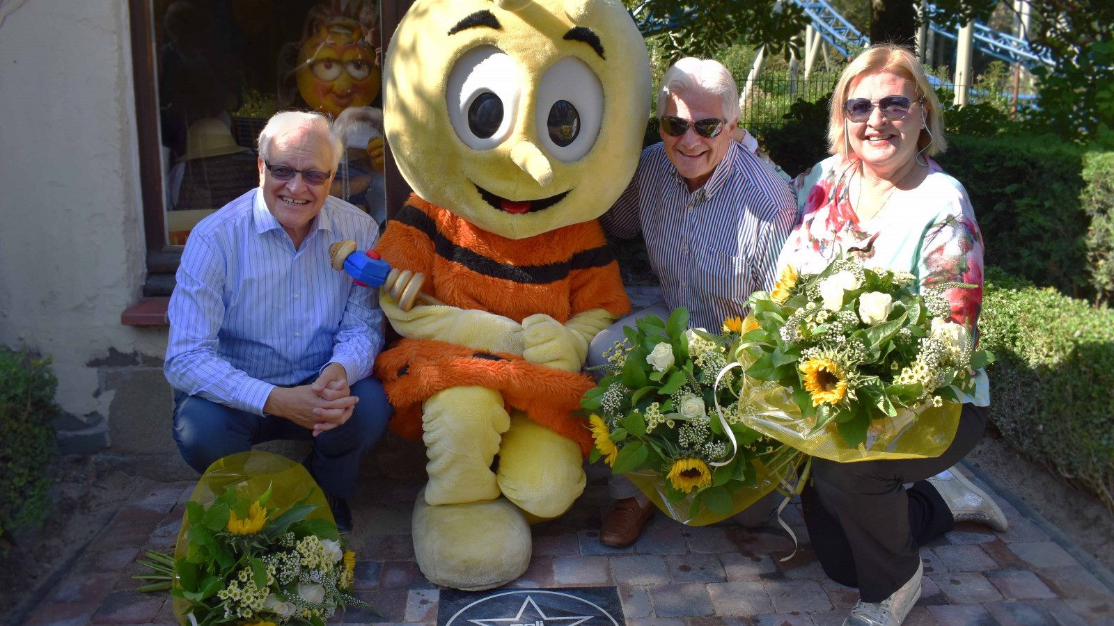 Famille Florizoone honorée pendant les Meli Park Revival Weekends à Plopsaland La Panne