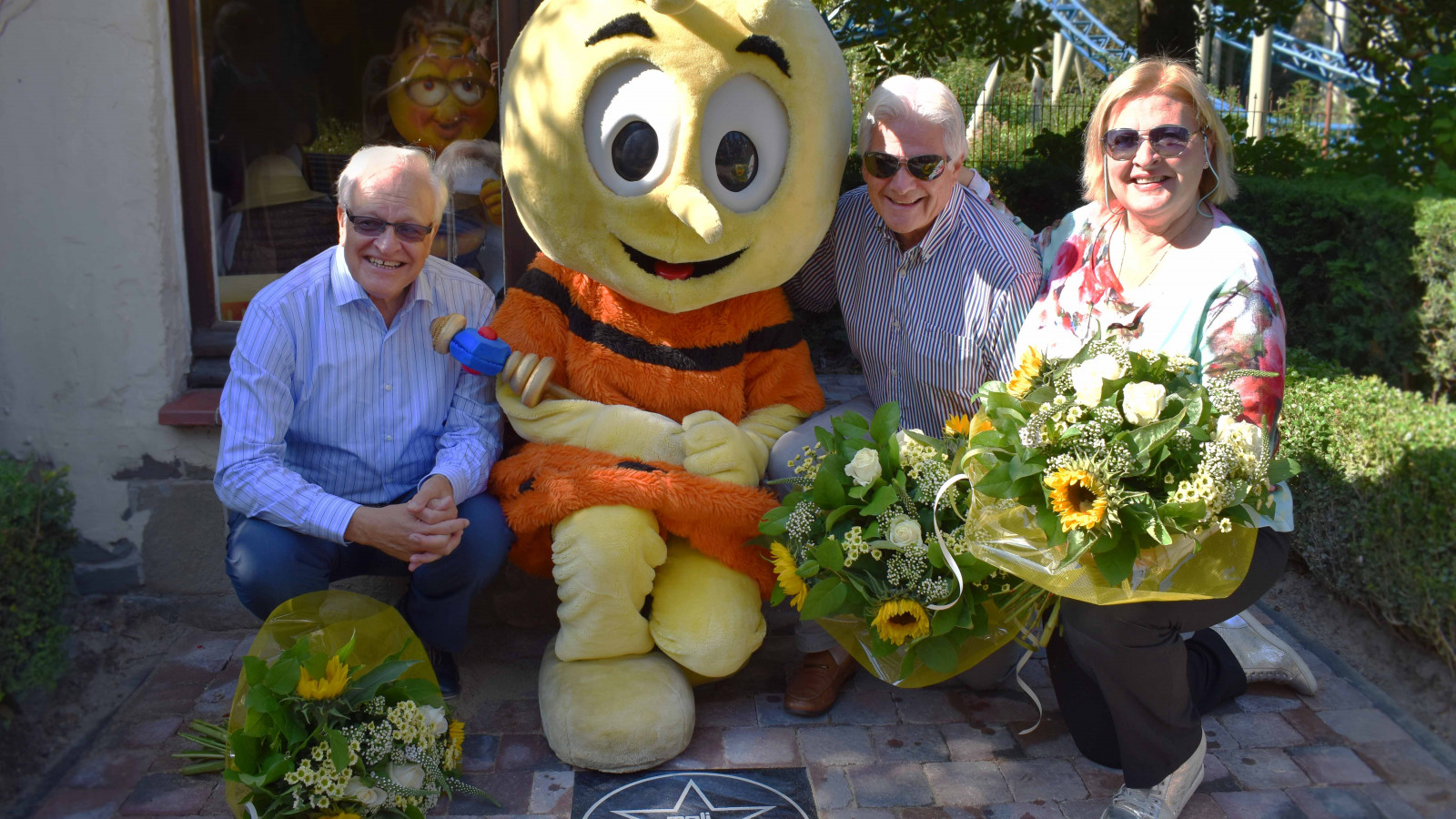 Familie Florizoone wordt gehuldigd tijdens Meli Park Revival Weekends in Plopsaland De Panne