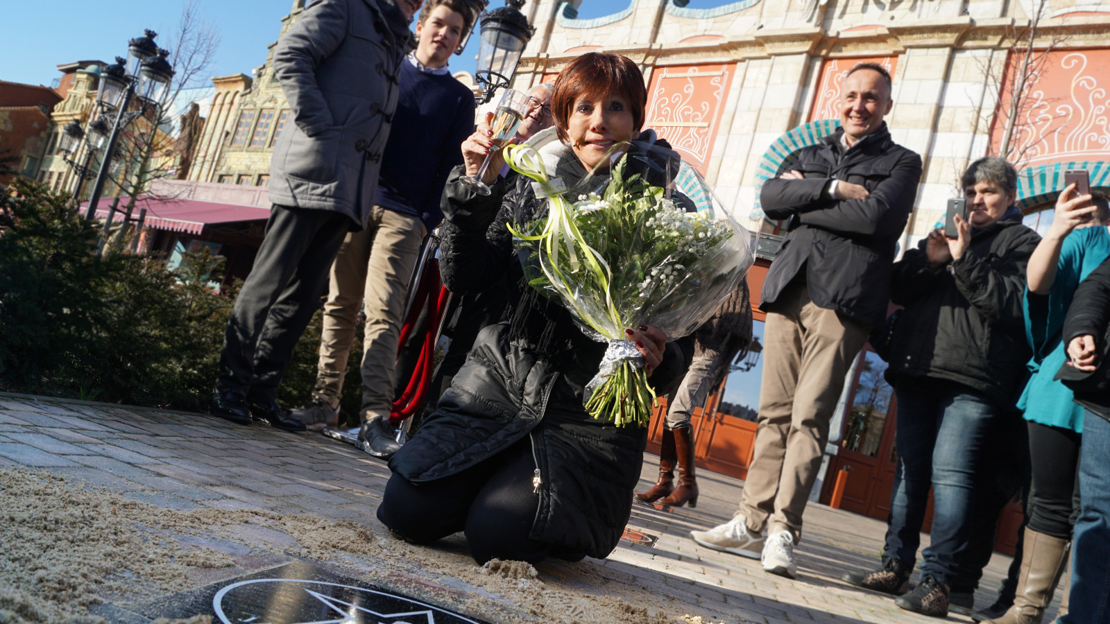 Jacky Lafon bekroond met ster op Walk of Fame in Plopsaland De Panne